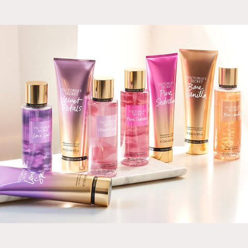 Set colonia y crema - victoria secret - bath & body works